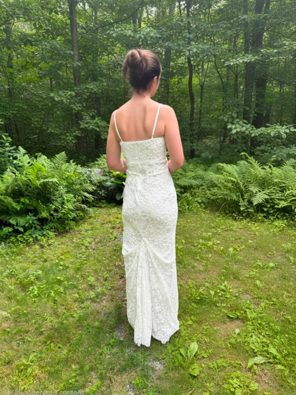 Lulus My Kind of Forever White Mesh Floral Embroidered Maxi Dress
